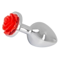 Korek analny aluminiowy Róża 9 cm-2404651