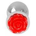 Korek analny aluminiowy Róża 9 cm-2404652