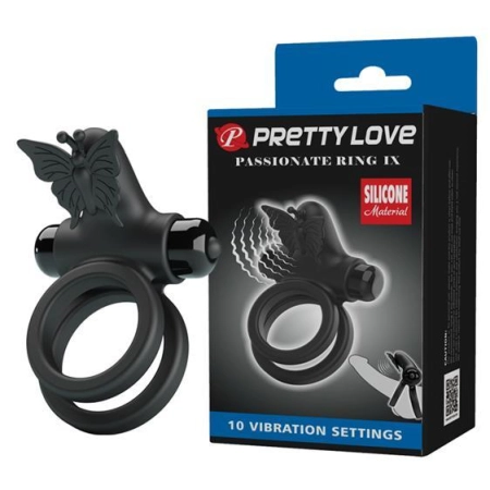 Pierścień na penisa z wibracjami Pretty Love-2438020