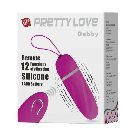 Jajeczko z wibracjami Debbie Pretty Love-2494938