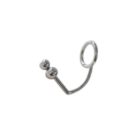 Titus Range: Cockring double anal ball 45mm-35514