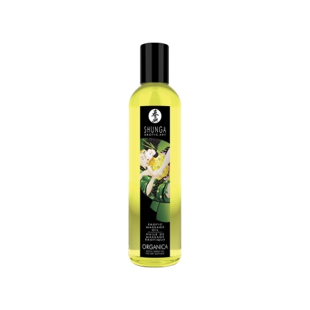 Shunga - Exotic Green Tea Organic Massage Oil 250 ml-40227