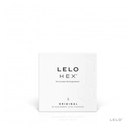 LELO - HEX Original prezerwatywy lateksowe (3 sztuki)-45044